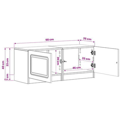 TV Cabinet Grey Sonoma Engineered Wood