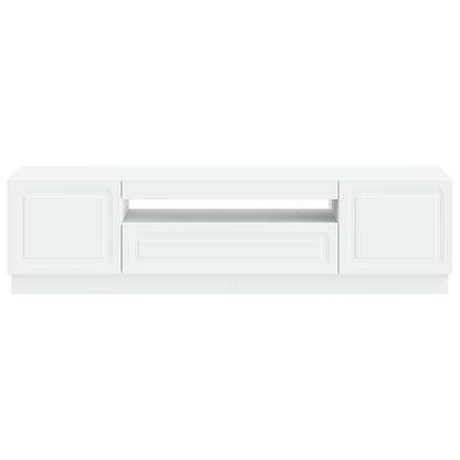 LED TV Cabinet White Engineered Wood