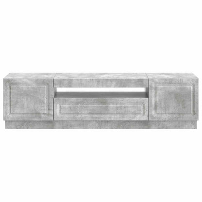 LED TV Cabinet Concrete Grey Engineered Wood
