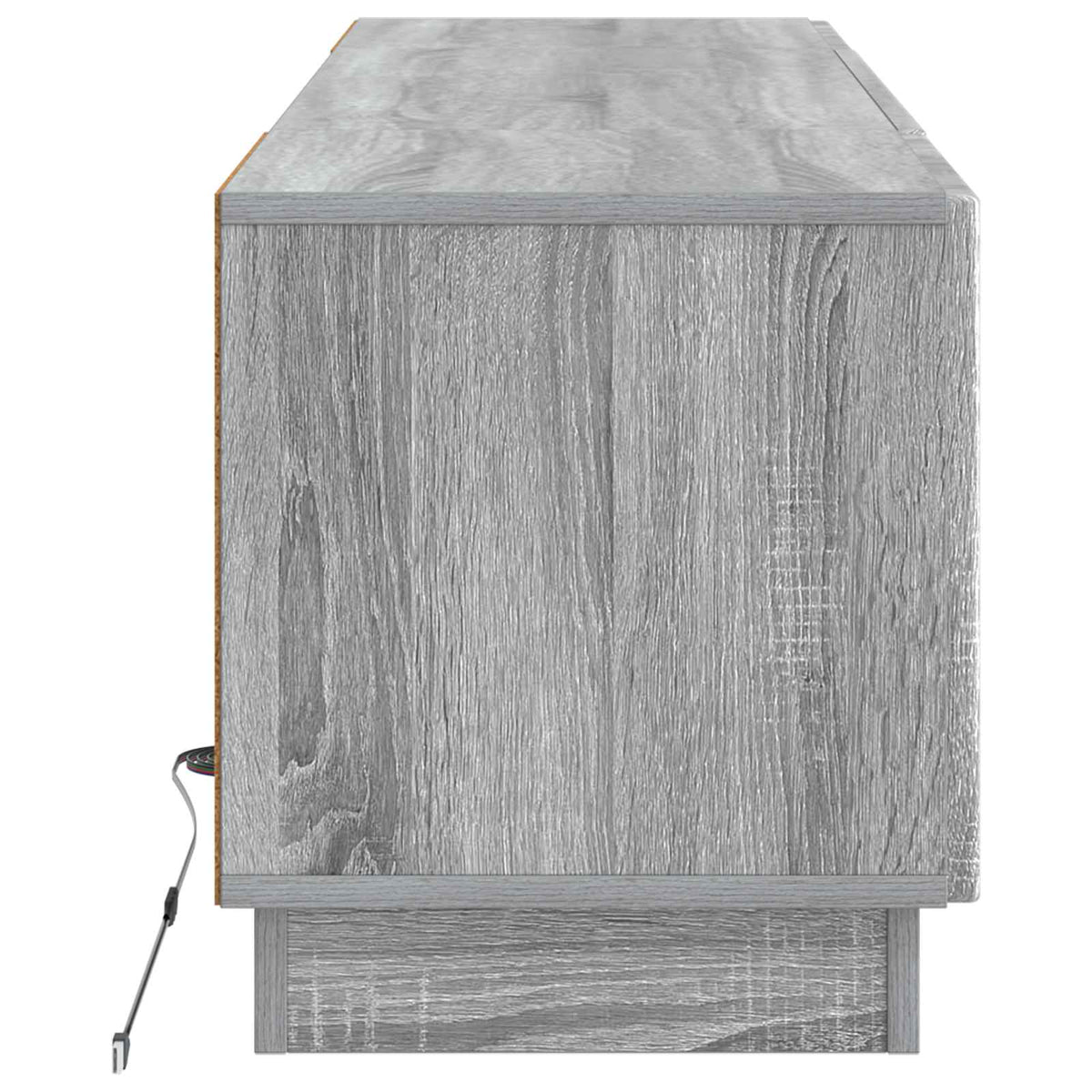 LED TV Cabinet Grey Sonoma Engineered Wood