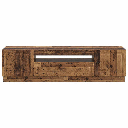 LED TV Cabinet Old Wood Engineered Wood