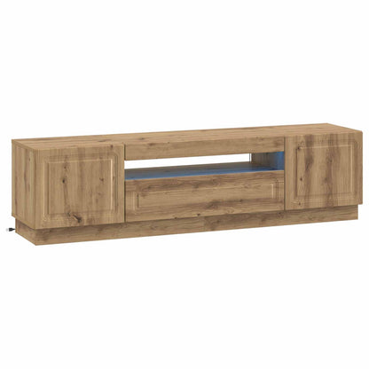 LED TV Cabinet Artisan Oak Engineered Wood