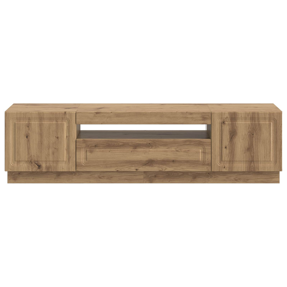 LED TV Cabinet Artisan Oak Engineered Wood
