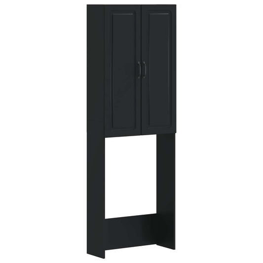 Toilet Cabinet UTRECHT Black 66 x 25.5 x 190 cm Engineered Wood