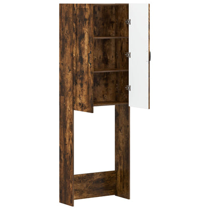Toilet Cabinet UTRECHT Smoked Oak 66 x 25.5 x 190 cm