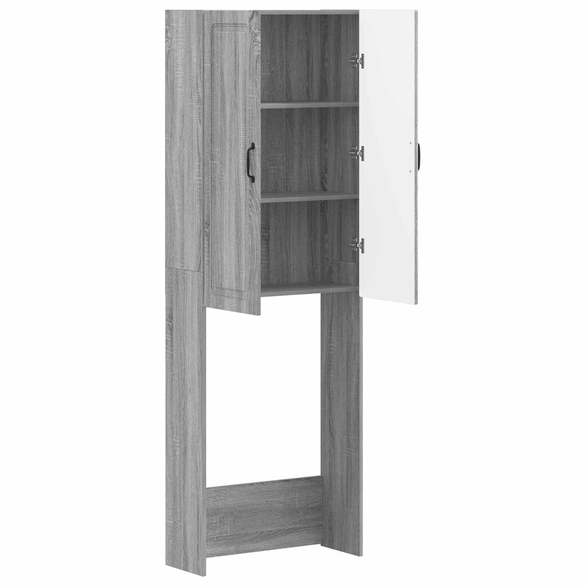 Toilet Cabinet UTRECHT Grey Sonoma 66 x 25.5 x 190 cm