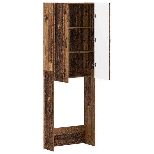 Toilet Cabinet UTRECHT Old Wood 66 x 25.5 x 190 cm