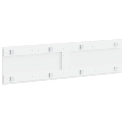 Wall-Mounted Headboard UTRECHT White Engineered Wood