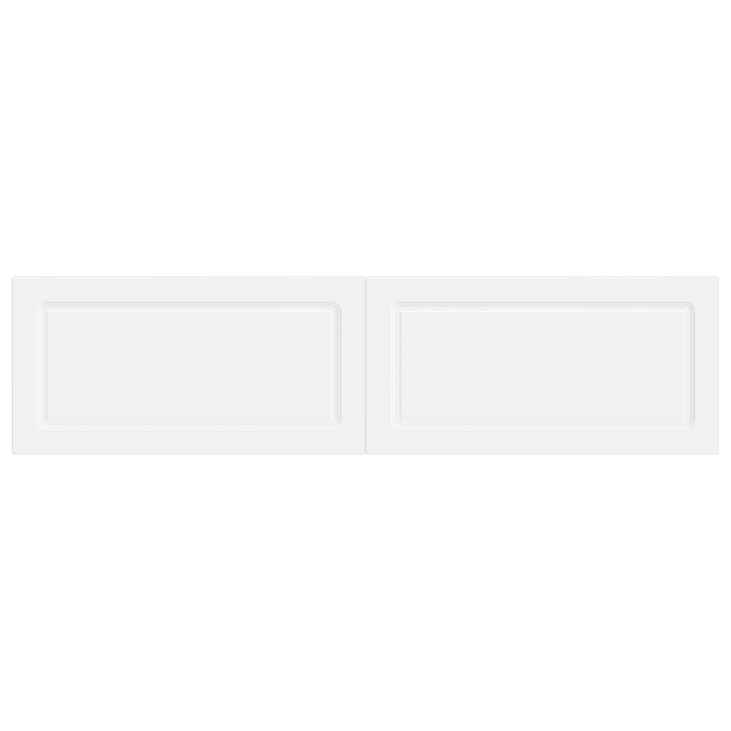Wall-Mounted Headboard UTRECHT White Engineered Wood