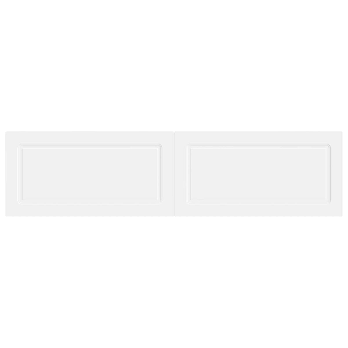 Wall-Mounted Headboard UTRECHT White Engineered Wood