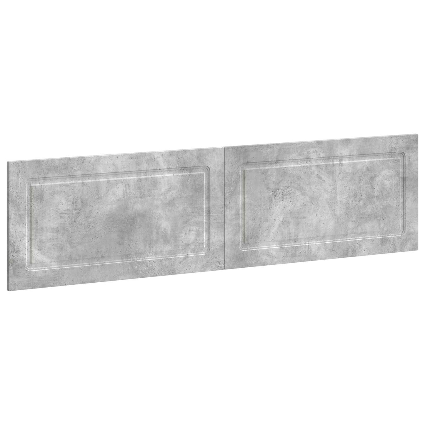 Wall-Mounted Headboard UTRECHT Concrete Grey Engineered Wood