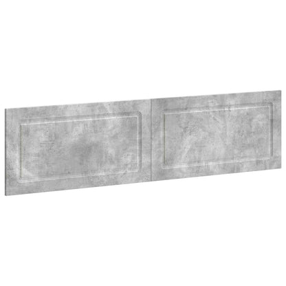 Wall-Mounted Headboard UTRECHT Concrete Grey Engineered Wood