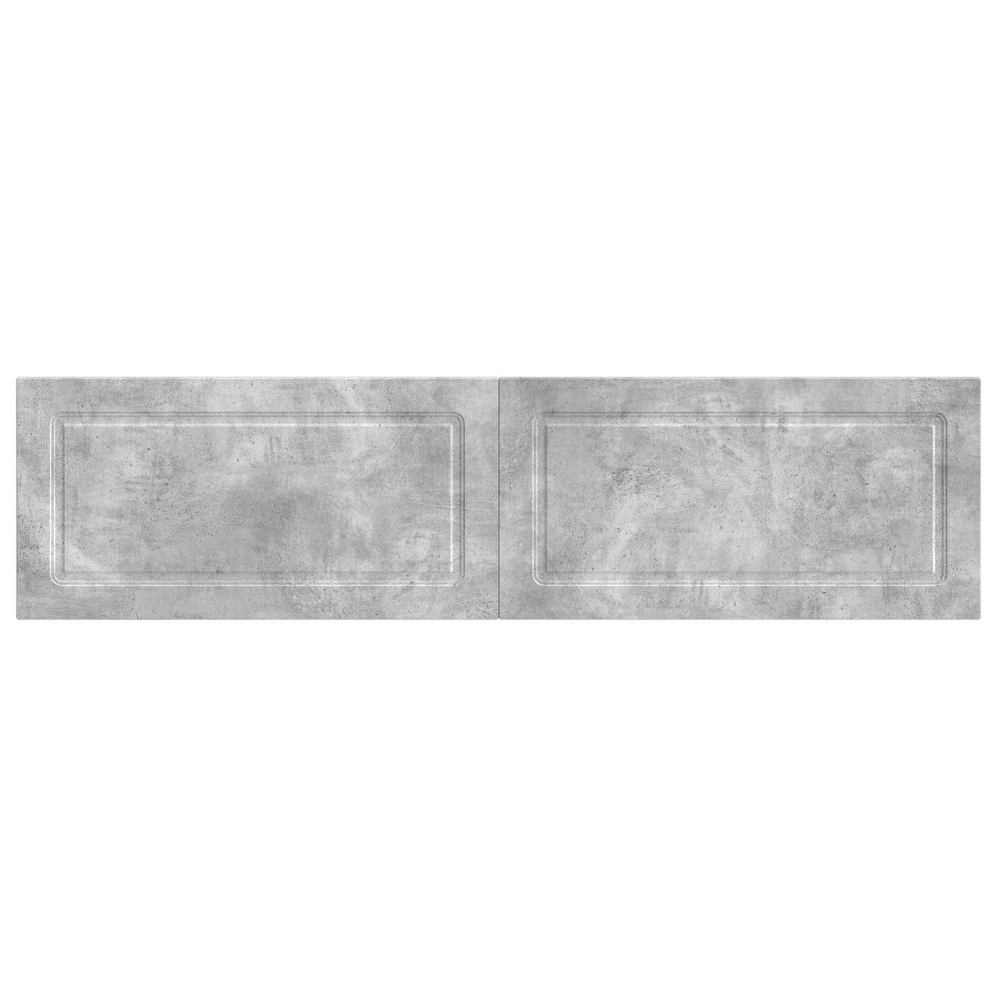 Wall-Mounted Headboard UTRECHT Concrete Grey Engineered Wood