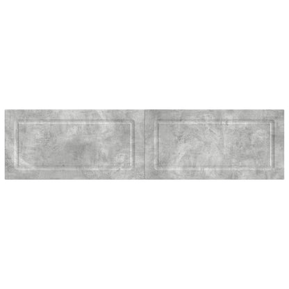 Wall-Mounted Headboard UTRECHT Concrete Grey Engineered Wood