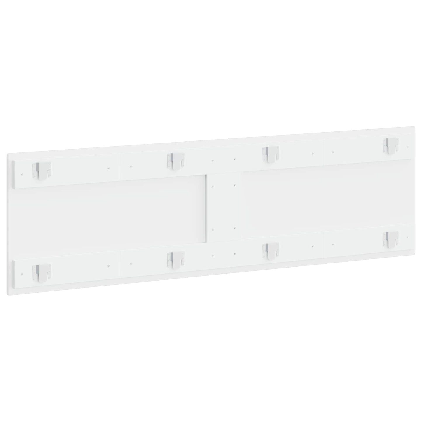 Wall-Mounted Headboard UTRECHT White Engineered Wood