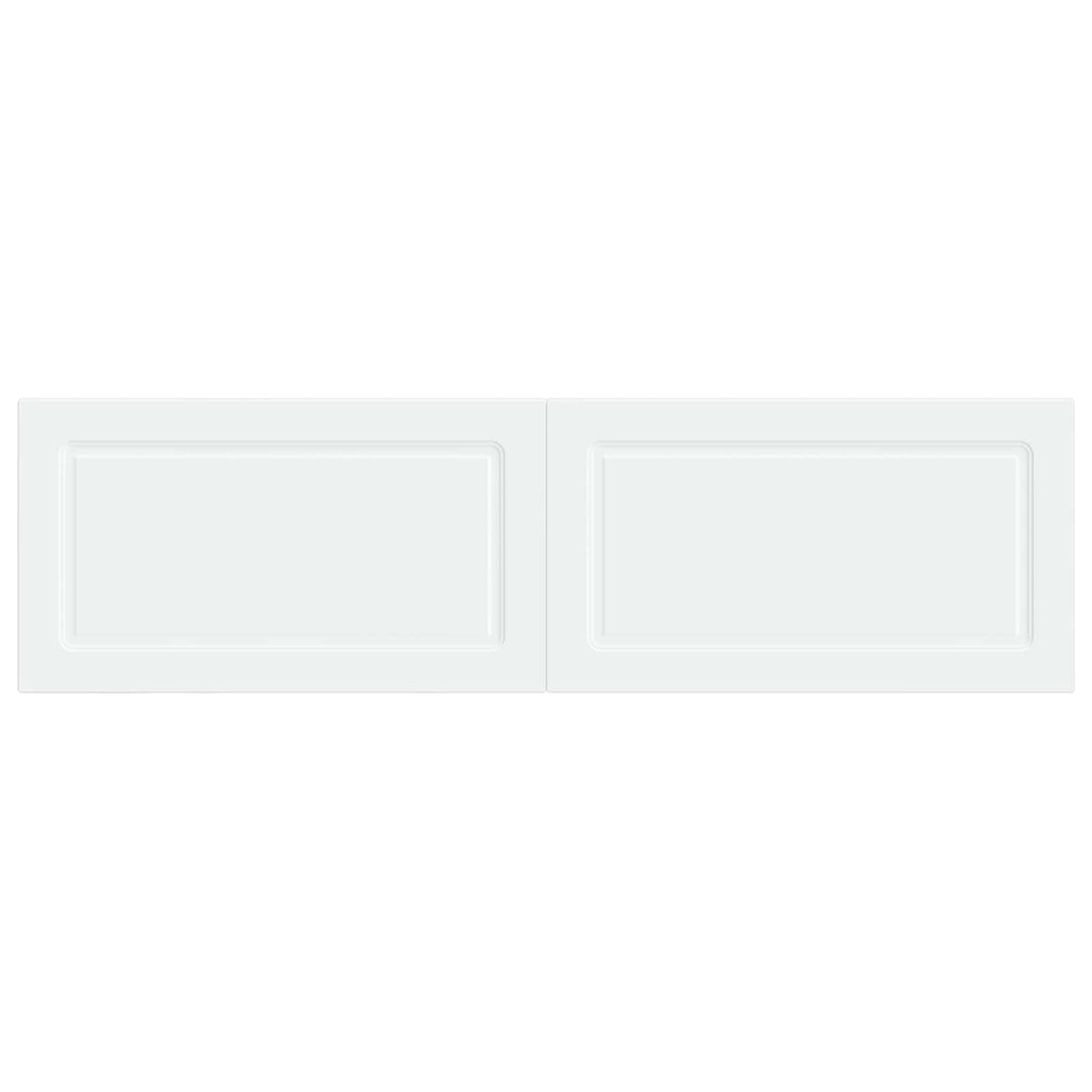 Wall-Mounted Headboard UTRECHT White Engineered Wood
