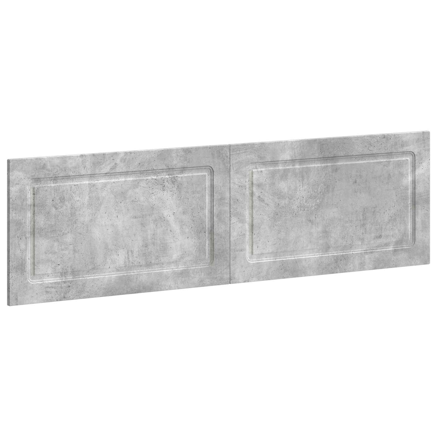 Wall-Mounted Headboard UTRECHT Concrete Grey Engineered Wood