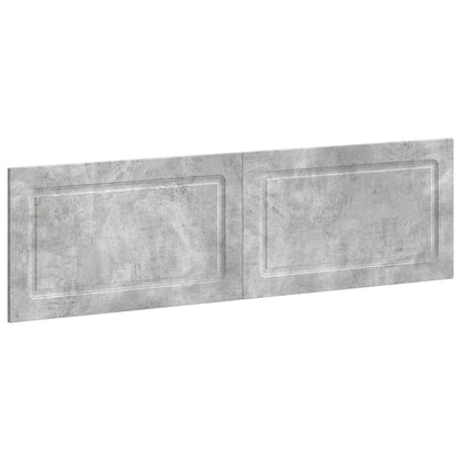 Wall-Mounted Headboard UTRECHT Concrete Grey Engineered Wood