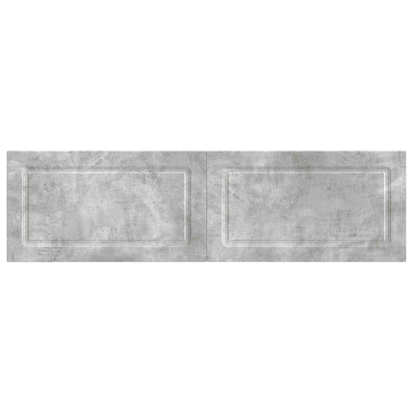 Wall-Mounted Headboard UTRECHT Concrete Grey Engineered Wood