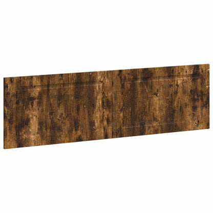 Wall-Mounted Headboard UTRECHT Smoked Oak Engineered Wood