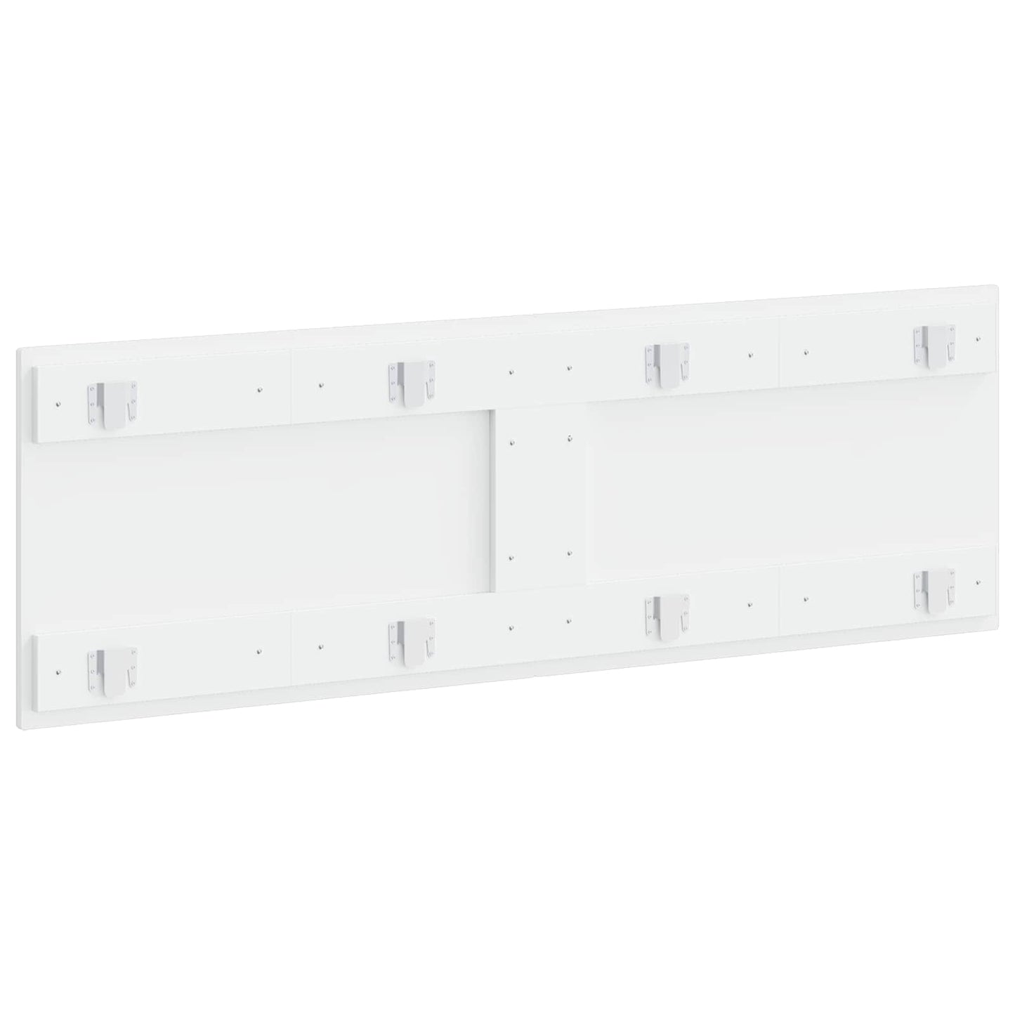 Wall-Mounted Headboard UTRECHT White Engineered Wood