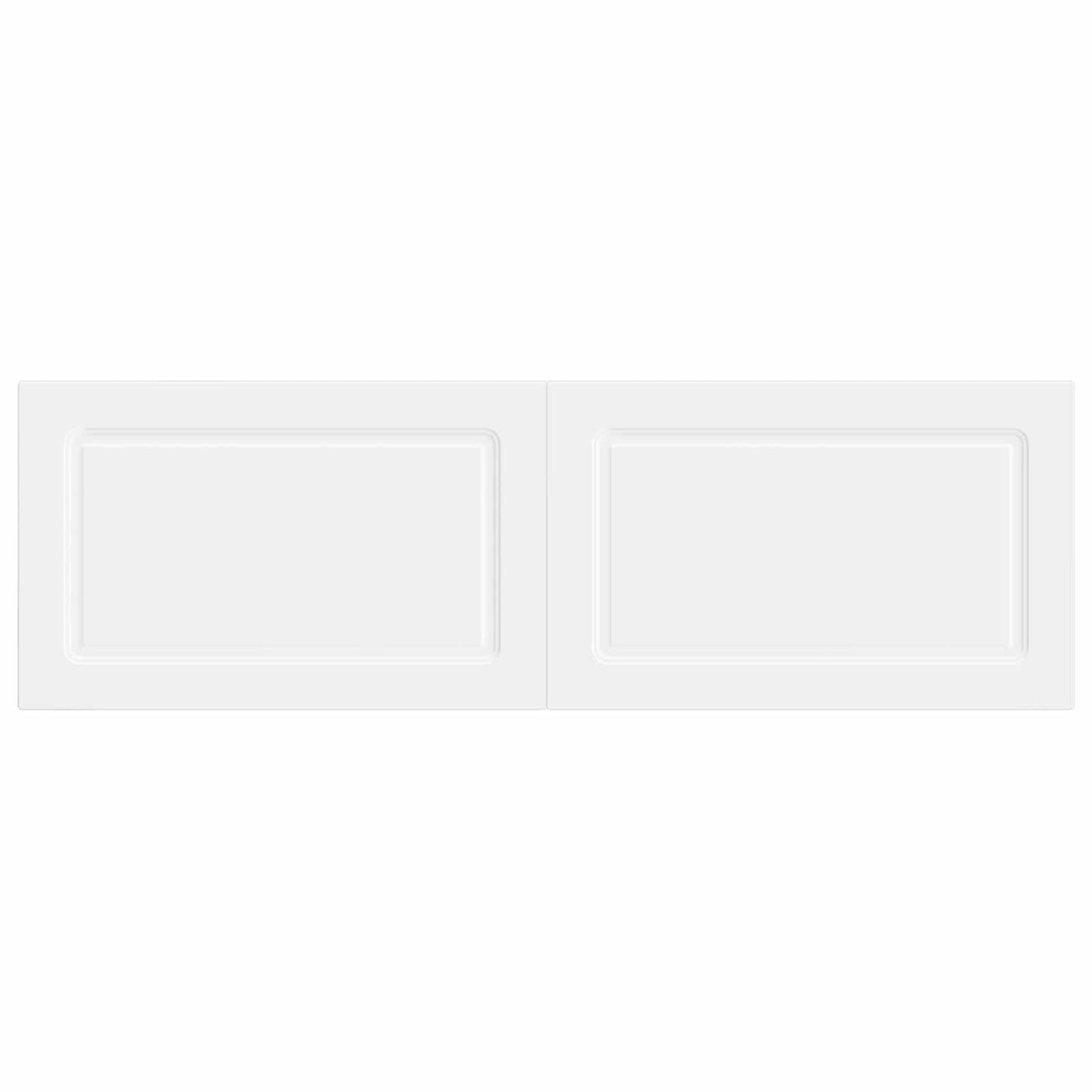 Wall-Mounted Headboard UTRECHT White Engineered Wood