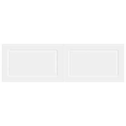 Wall-Mounted Headboard UTRECHT White Engineered Wood