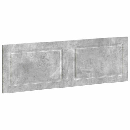 Wall-Mounted Headboard UTRECHT Concrete Grey Engineered Wood