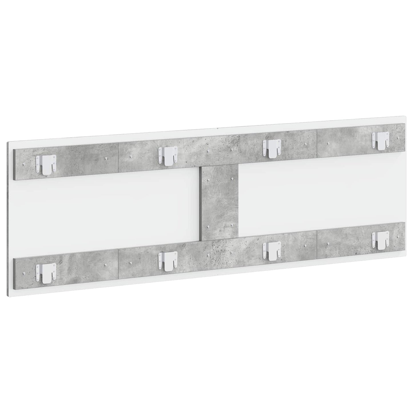 Wall-Mounted Headboard UTRECHT Concrete Grey Engineered Wood