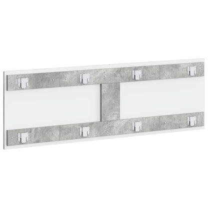 Wall-Mounted Headboard UTRECHT Concrete Grey Engineered Wood