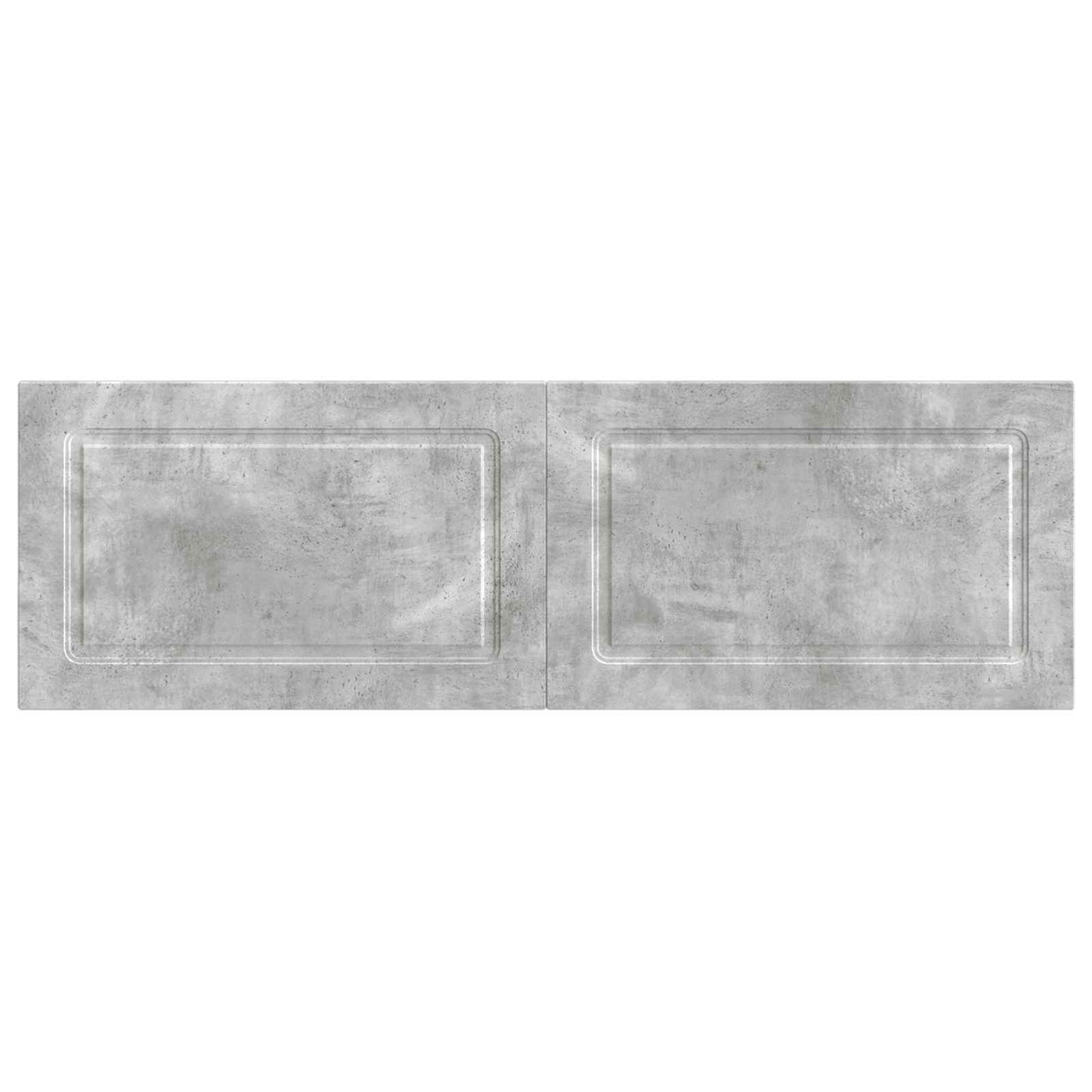 Wall-Mounted Headboard UTRECHT Concrete Grey Engineered Wood