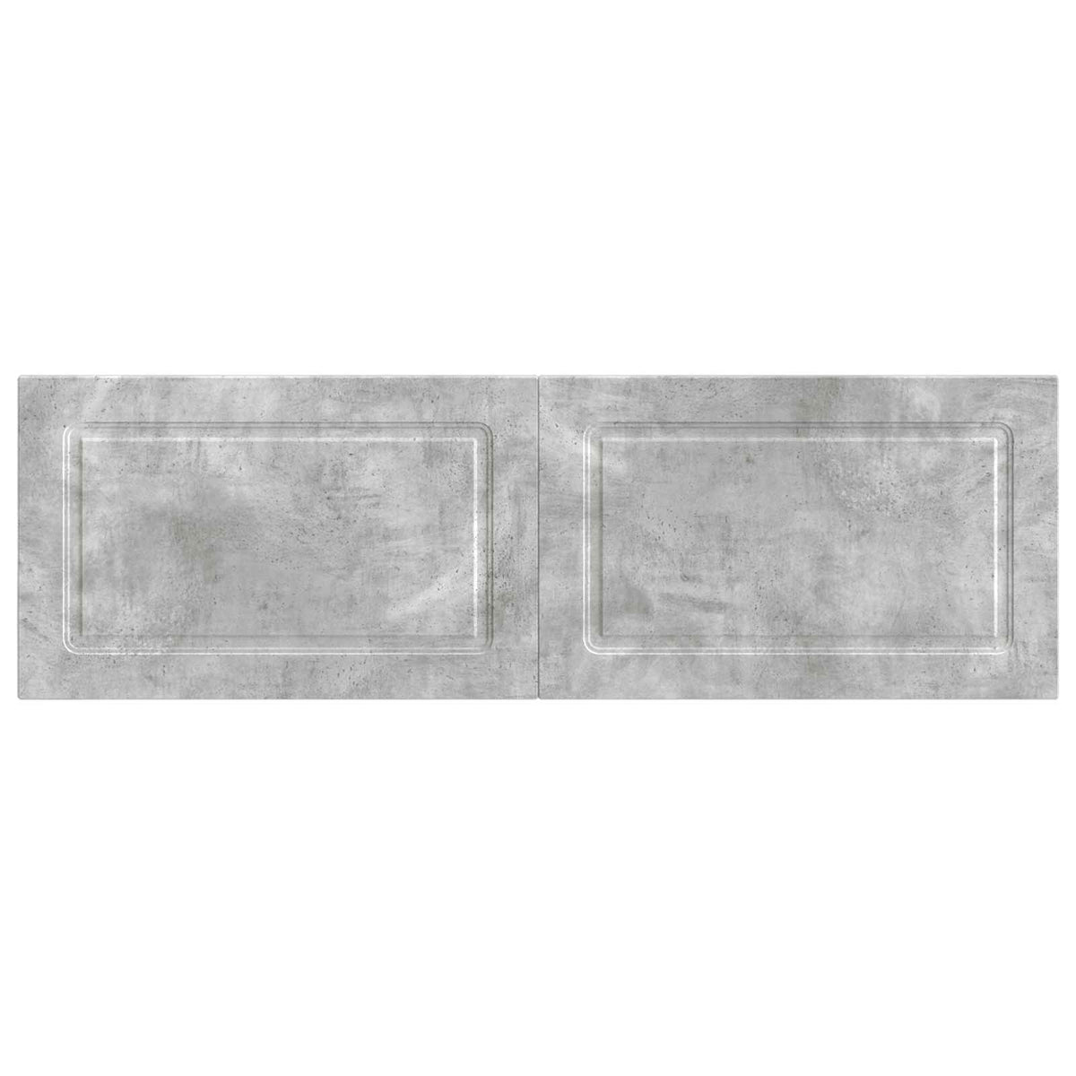 Wall-Mounted Headboard UTRECHT Concrete Grey Engineered Wood