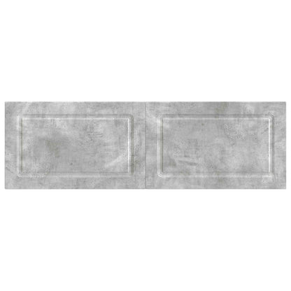 Wall-Mounted Headboard UTRECHT Concrete Grey Engineered Wood