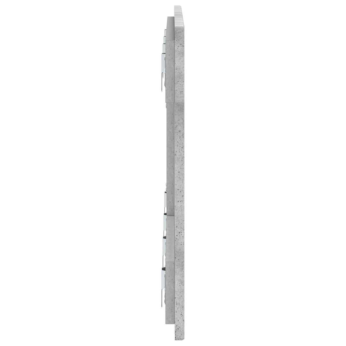 Wall-Mounted Headboard UTRECHT Concrete Grey Engineered Wood