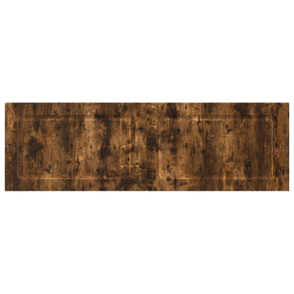 Wall-Mounted Headboard UTRECHT Smoked Oak Engineered Wood