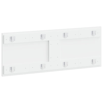 Wall-Mounted Headboard UTRECHT White Engineered Wood