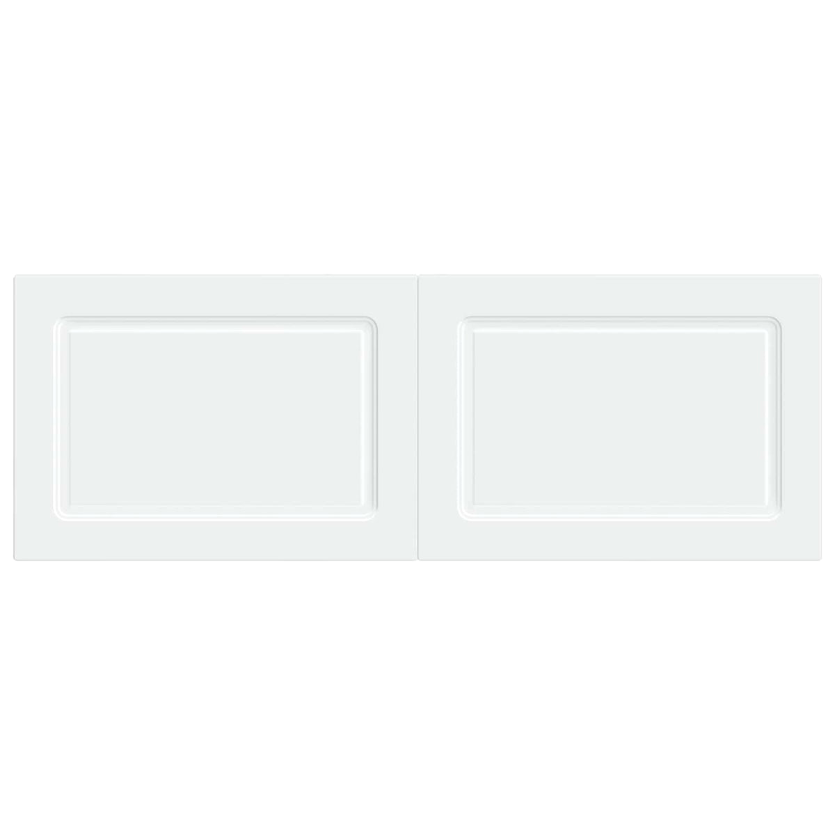 Wall-Mounted Headboard UTRECHT White Engineered Wood