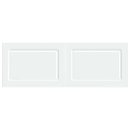 Wall-Mounted Headboard UTRECHT White Engineered Wood