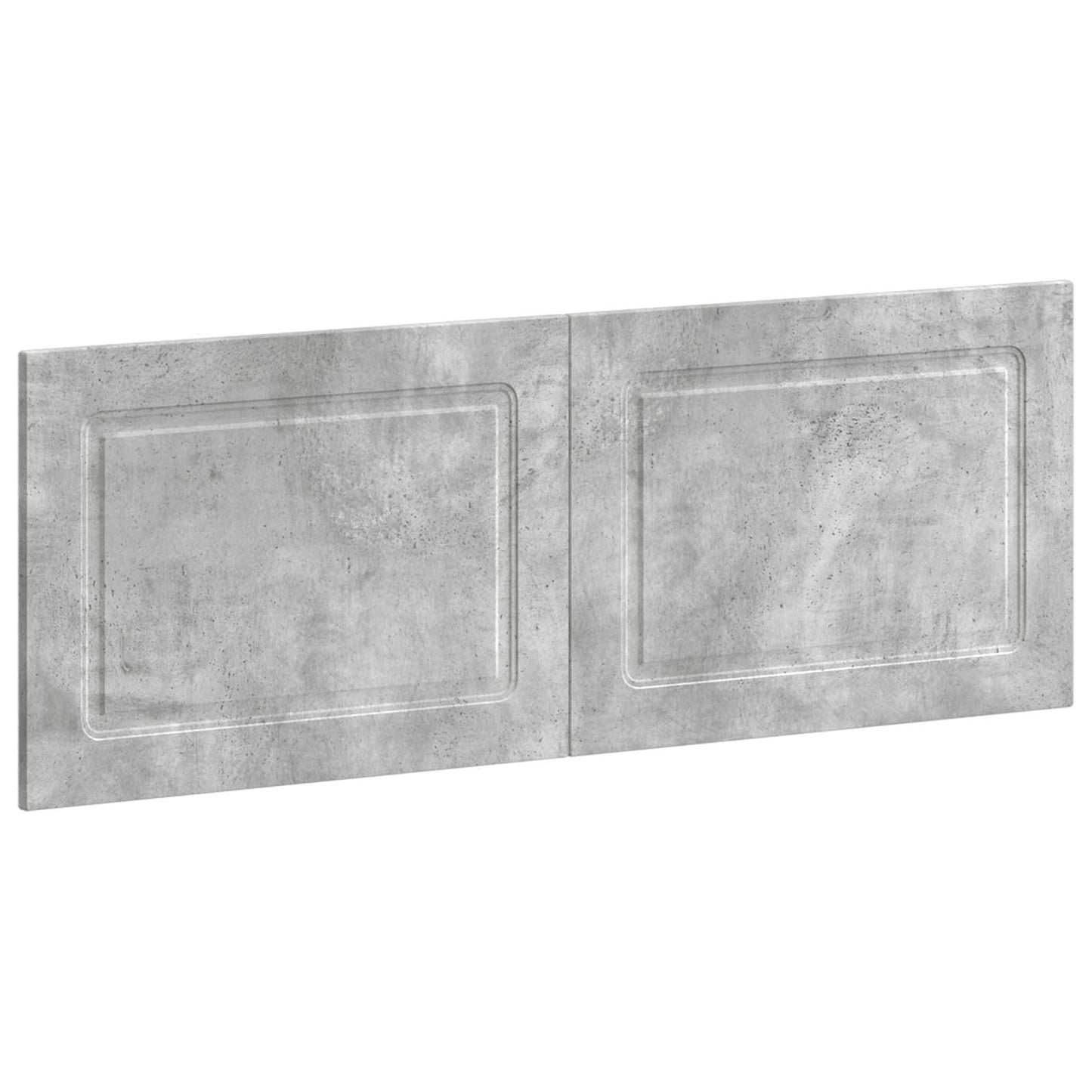 Wall-Mounted Headboard UTRECHT Concrete Grey Engineered Wood
