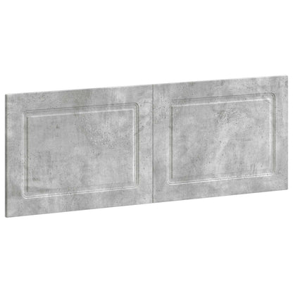 Wall-Mounted Headboard UTRECHT Concrete Grey Engineered Wood