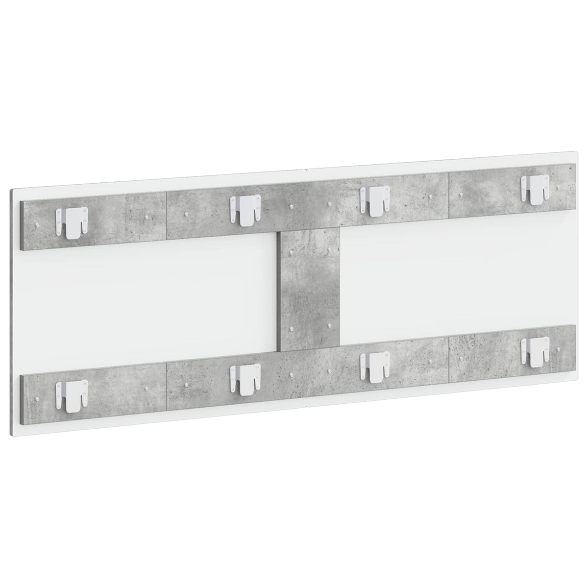 Wall-Mounted Headboard UTRECHT Concrete Grey Engineered Wood