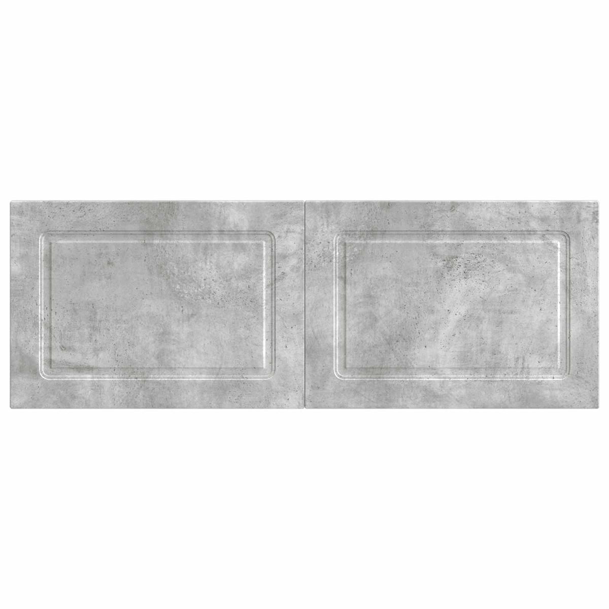 Wall-Mounted Headboard UTRECHT Concrete Grey Engineered Wood