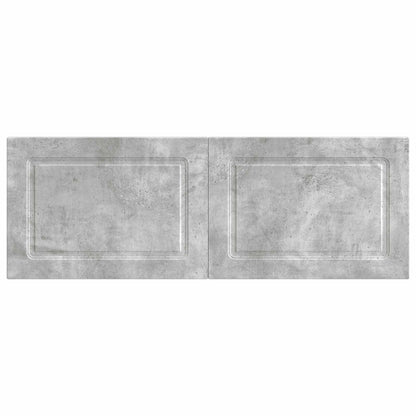 Wall-Mounted Headboard UTRECHT Concrete Grey Engineered Wood