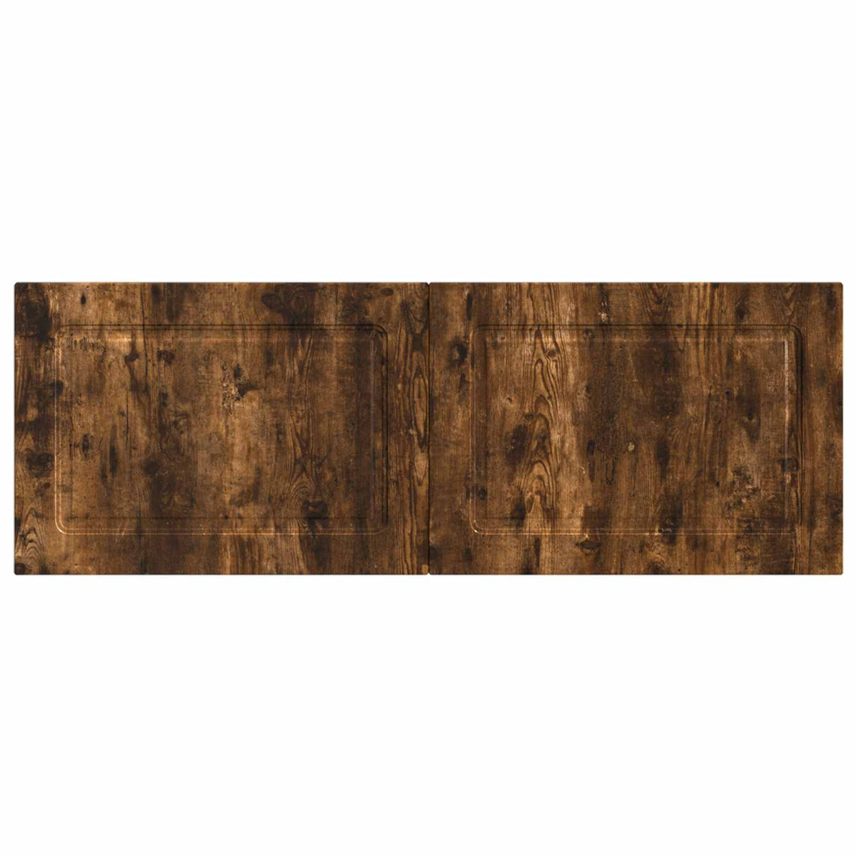 Wall-Mounted Headboard UTRECHT Smoked Oak Engineered Wood