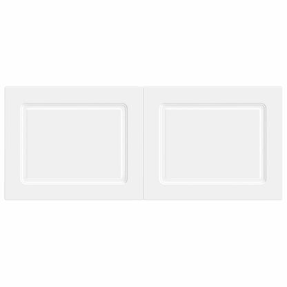 Wall-Mounted Headboard UTRECHT White Engineered Wood