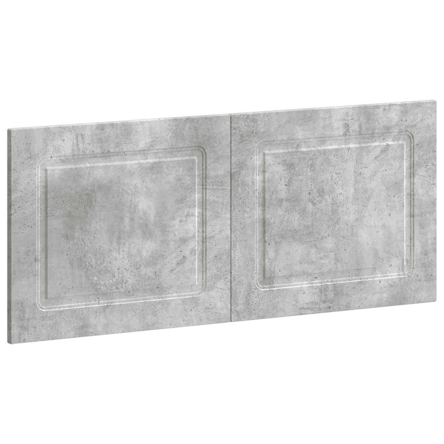 Wall-Mounted Headboard UTRECHT Concrete Grey Engineered Wood
