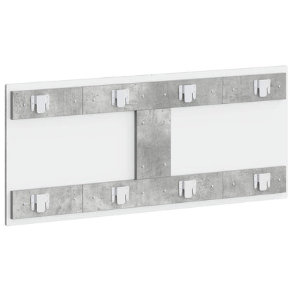 Wall-Mounted Headboard UTRECHT Concrete Grey Engineered Wood