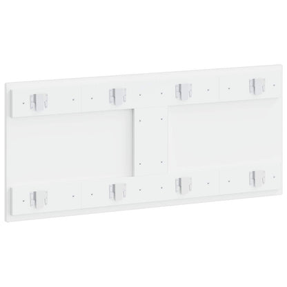 Wall-Mounted Headboard UTRECHT High Gloss White Engineered Wood