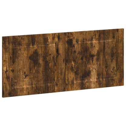 Wall-Mounted Headboard UTRECHT Smoked Oak Engineered Wood