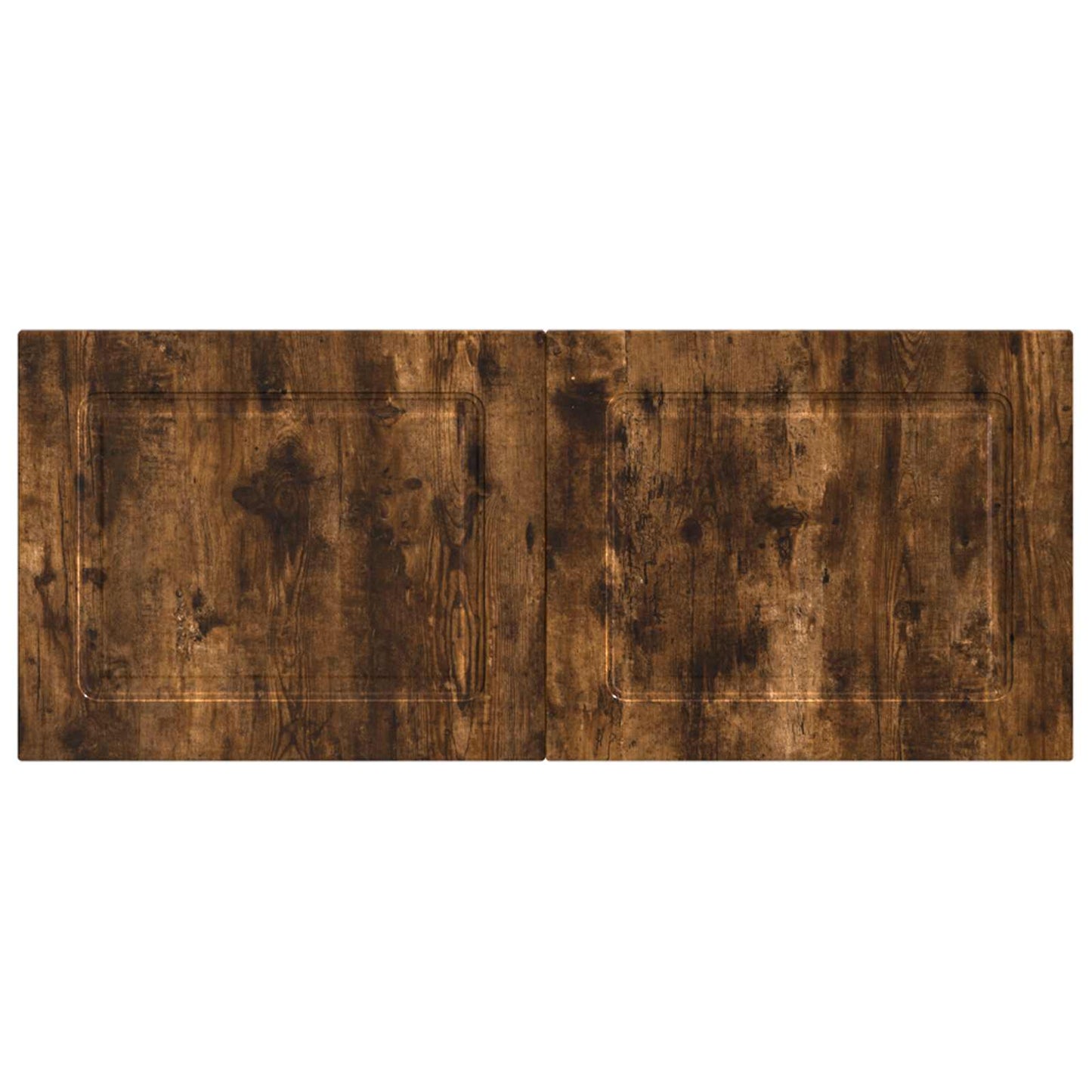 Wall-Mounted Headboard UTRECHT Smoked Oak Engineered Wood
